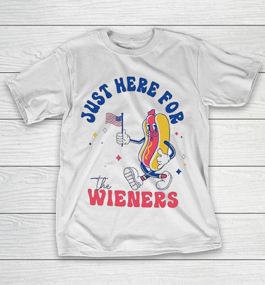 Just Here For The Wieners Hot Dog Patriotic 4Th Of July Independence Day Shirts 1 Just Here For The Wieners Hot Dog Patriotic 4Th Of July Independence Day Shirts