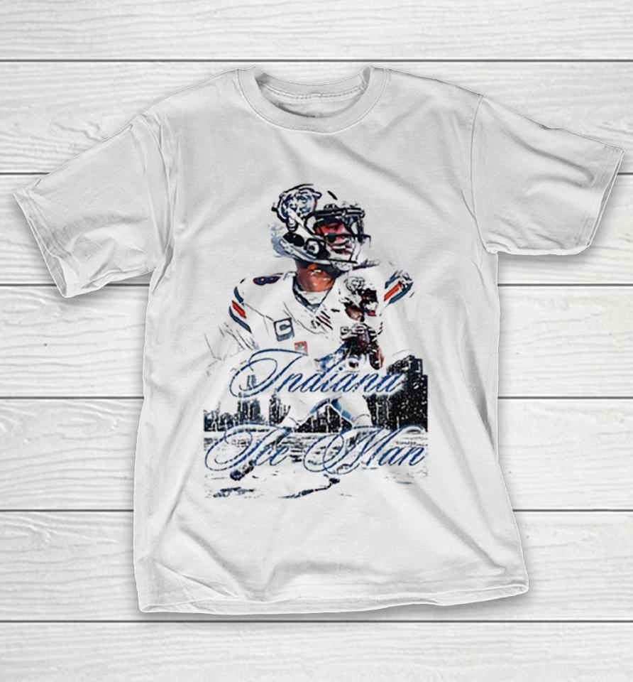 Justin Fields Chicago Bears Indiana Ice Man Nfl Shirts 1 Justin Fields Chicago Bears Indiana Ice Man Nfl Shirts