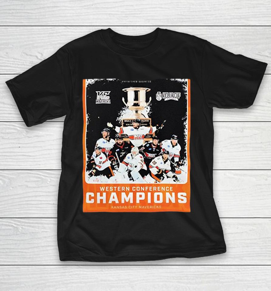 Kansas City Mavericks Western Conference Champions Kelly Cup Playoffs Hockey Shirts 1 Kansas City Mavericks Western Conference Champions Kelly Cup Playoffs Hockey Shirts