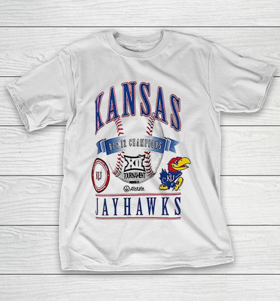 Kansas Jayhawks Big 12 Champions Tournament Ku Presented By Allstate Shirts 1 Kansas Jayhawks Big 12 Champions Tournament Ku Presented By Allstate Shirts