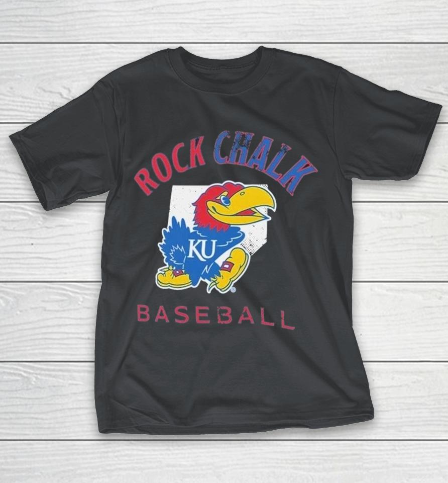 Kansas Jayhawks Rock Chalk Baseball Shirts 1 Kansas Jayhawks Rock Chalk Baseball Shirts