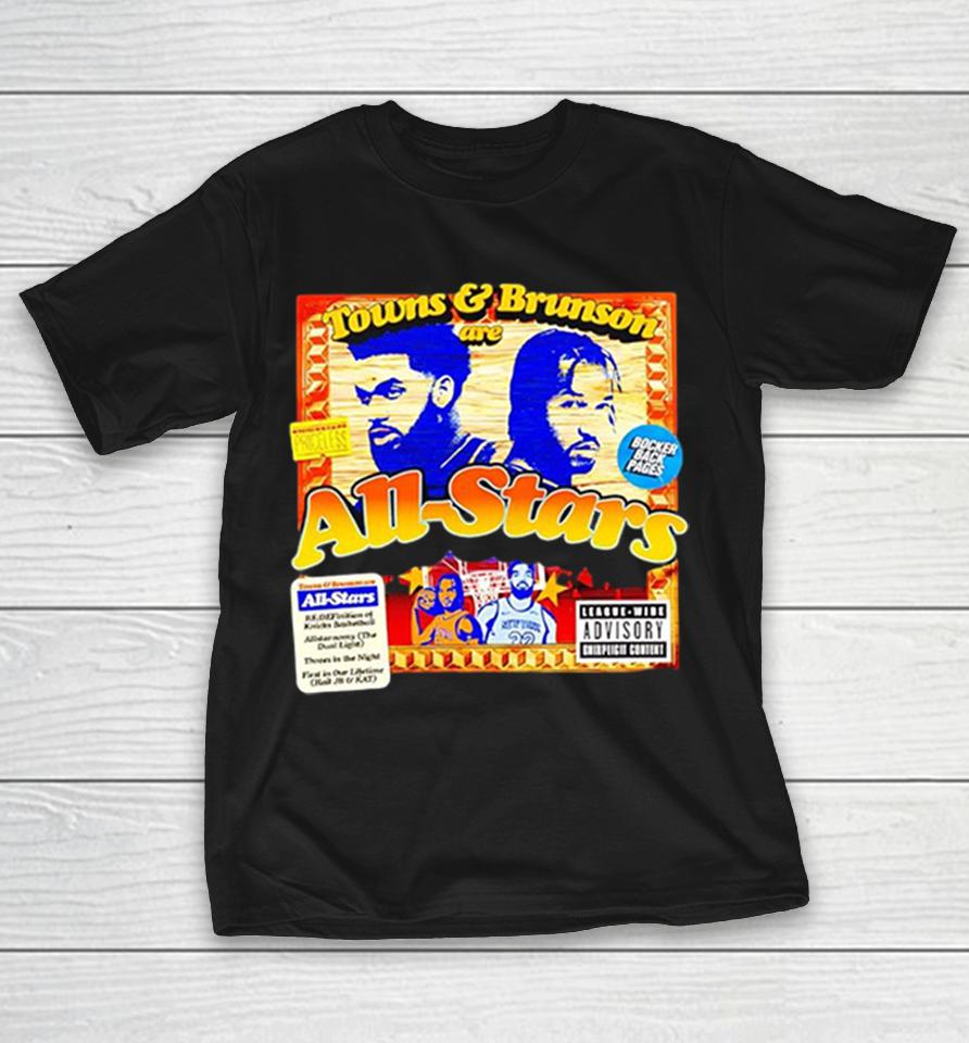 Karl Anthony Towns And Jalen Brunson New York Knicks All Stars Are Shirts 1 Karl Anthony Towns And Jalen Brunson New York Knicks All Stars Are Shirts