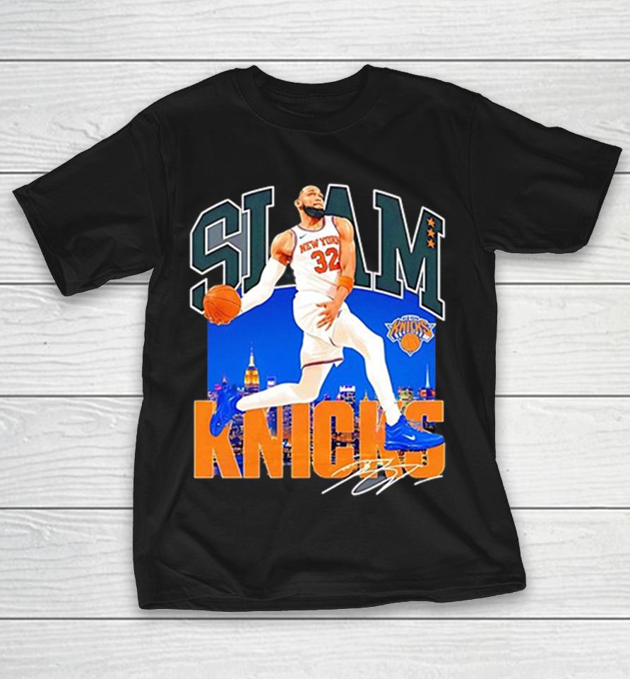 Karl-Anthony Towns New York Knicks Slam Knicks Nba Basketball Player Team Shirts 1 Karl-Anthony Towns New York Knicks Slam Knicks Nba Basketball Player Team Shirts