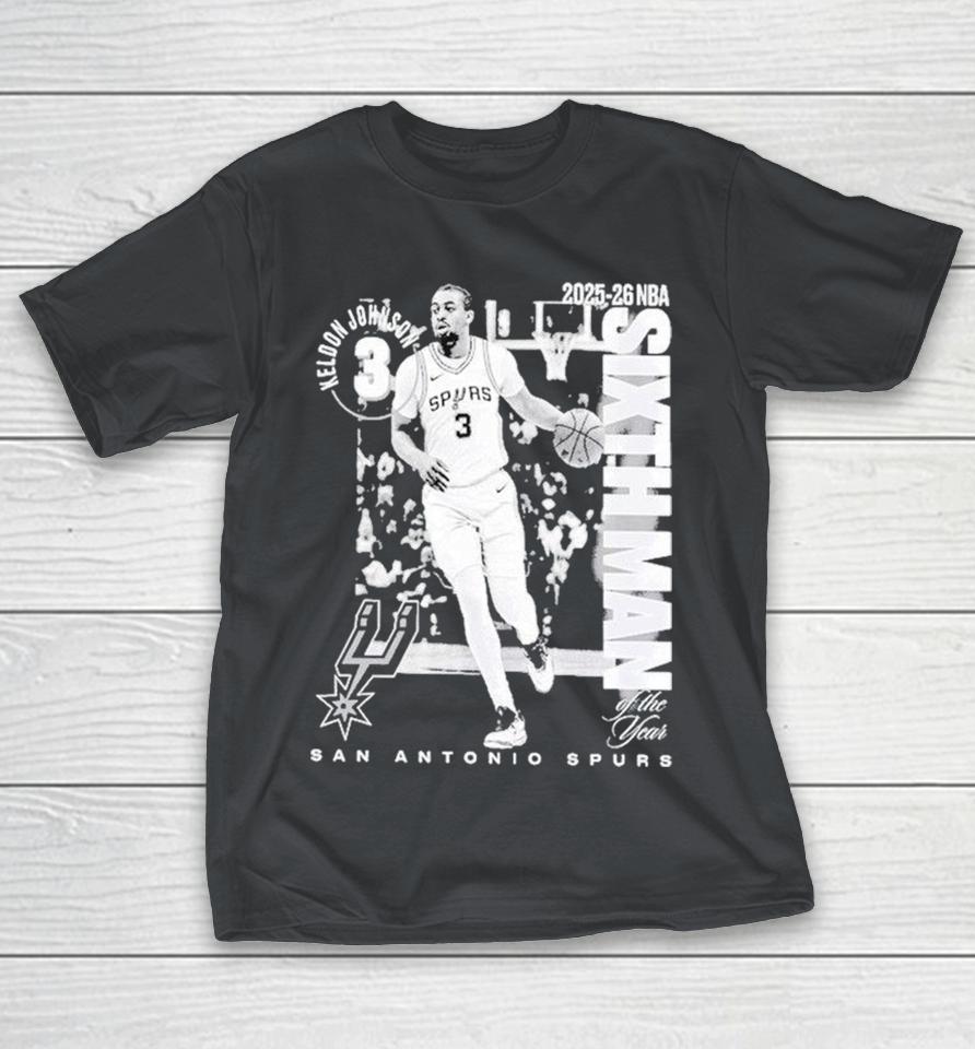 Keldon Johnson San Antonio Spurs 2025-26 Nba Sixth Man Of The Year Shirts 1 Keldon Johnson San Antonio Spurs 2025-26 Nba Sixth Man Of The Year Shirts