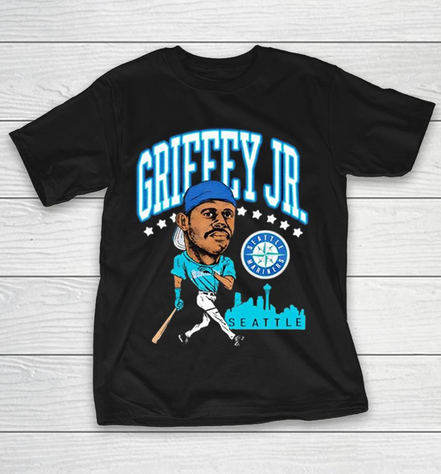 Ken Griffey Jr Seattle Mariners Player Caricature Shirts 1 Ken Griffey Jr Seattle Mariners Player Caricature Shirts