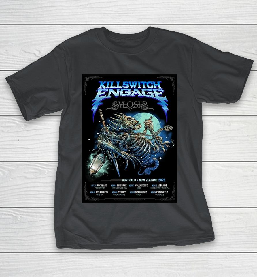 Killswitch Engage Australia And New Zealand 2026 Tour Dates Shirts 1 Killswitch Engage Australia And New Zealand 2026 Tour Dates Shirts