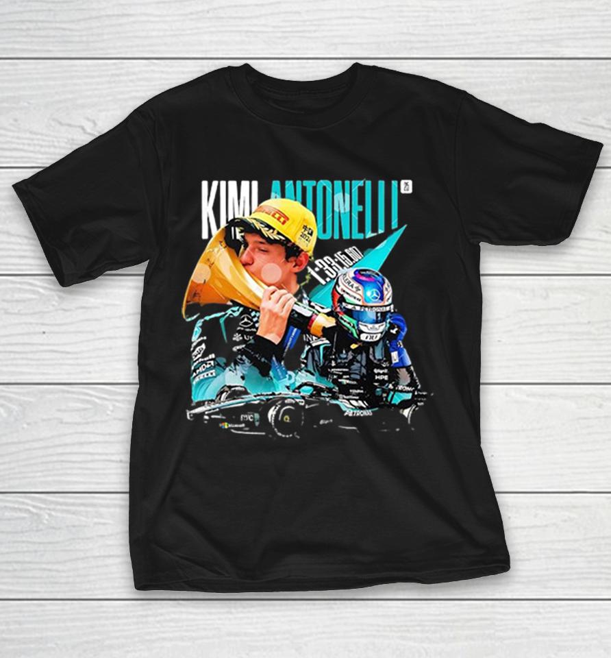Kimi Antonelli F1 Racing Driver Graphic Collage Shirts 1 Kimi Antonelli F1 Racing Driver Graphic Collage Shirts