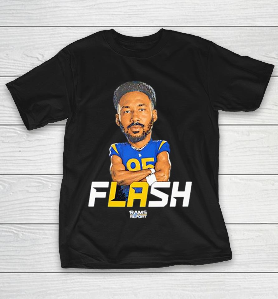 Kobie Turner Los Angeles Rams Nfl Flash Rams Report Caricature Design T Shirts 1 Kobie Turner Los Angeles Rams Nfl Flash Rams Report Caricature Design T Shirts