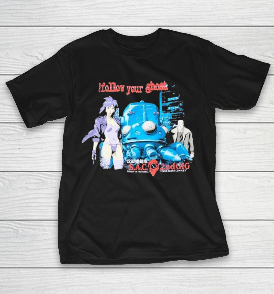 Kusanagi Motoko Ghost In The Shell Sac 2Nd Gig Follow Your Ghost Shirts 1 Kusanagi Motoko Ghost In The Shell Sac 2Nd Gig Follow Your Ghost Shirts