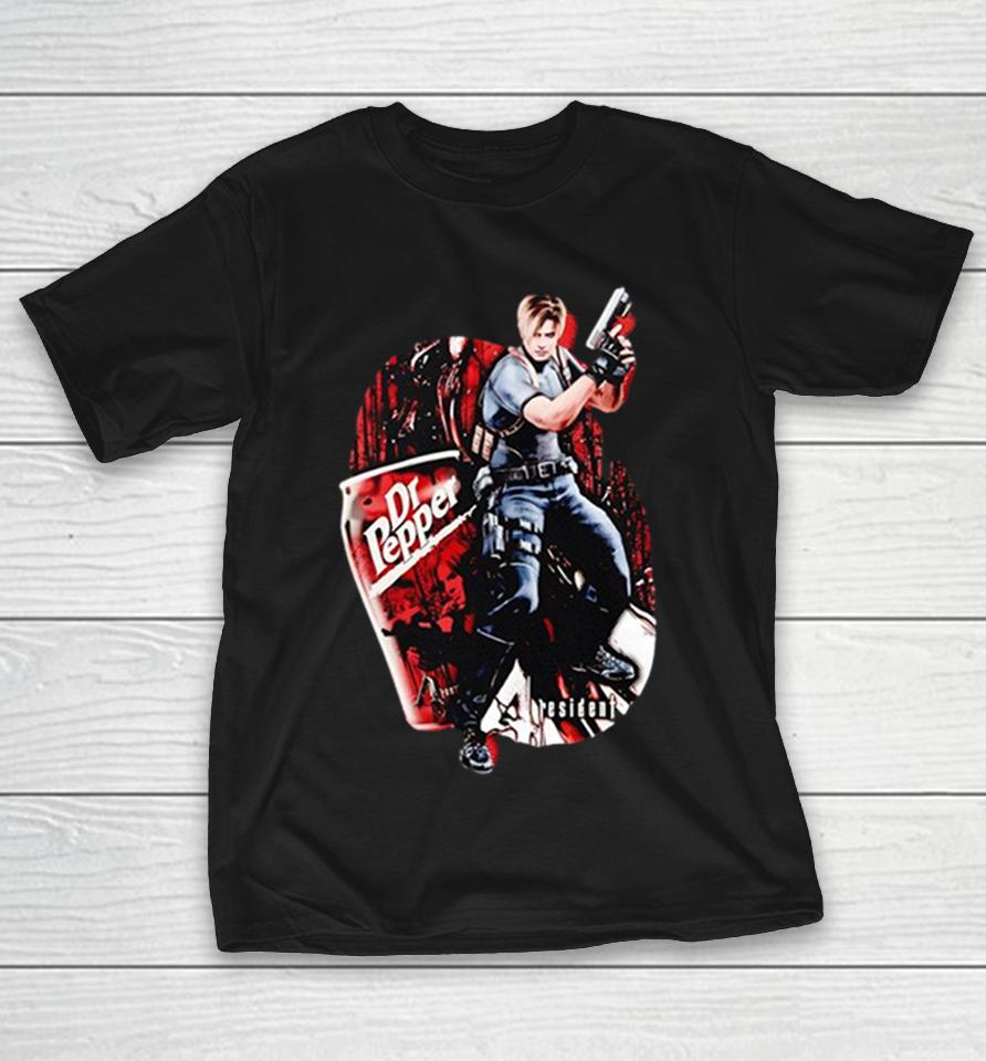 Leon S. Kennedy Drpepper Resident Evil Shirts 1 Leon S. Kennedy Drpepper Resident Evil Shirts