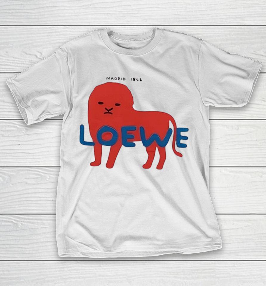 Loewe Madrid 1866 Red Lion Blue Logo Shirts 1 Loewe Madrid 1866 Red Lion Blue Logo Shirts