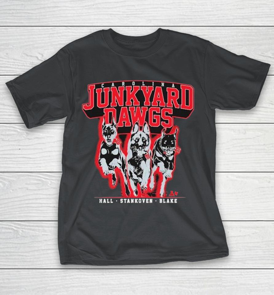 Logan Stankoven, Taylor Hall, And Jackson Blake Junkyard Dawgs Shirts 1 Logan Stankoven, Taylor Hall, And Jackson Blake Junkyard Dawgs Shirts