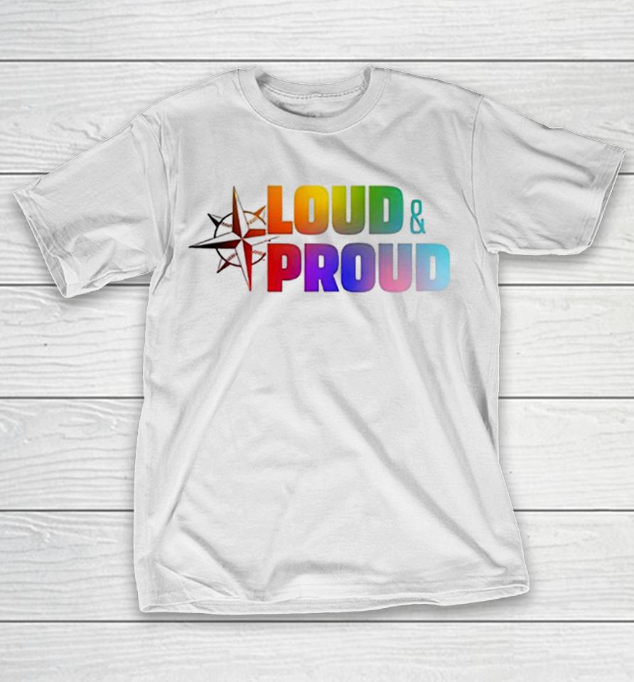Loud And Proud Compass Baseball Logo Rainbow Pride Sports Fan Enthusiast Shirts 1 Loud And Proud Compass Baseball Logo Rainbow Pride Sports Fan Enthusiast Shirts