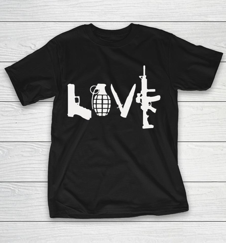 Love Weapon Symbol Gun Grenade Knife Tactical Military Arms Force Army Logo Shirts 1 Love Weapon Symbol Gun Grenade Knife Tactical Military Arms Force Army Logo Shirts