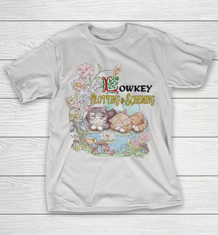 Lowkey Plotting And Scheming Cats Shirts 1 Lowkey Plotting And Scheming Cats Shirts