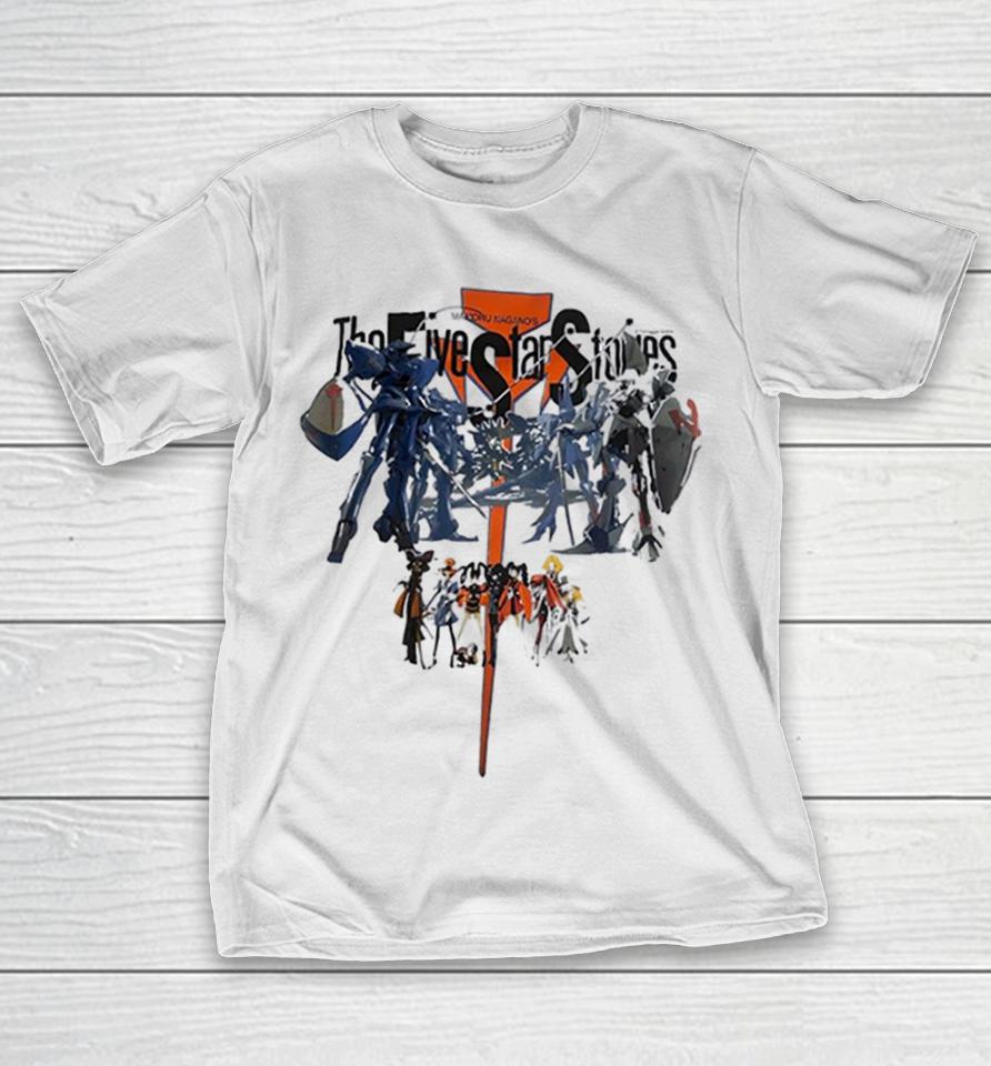 Mamoru Nagano The Five Star Stories Mortar Headd Fatima Character Cast Logo Shirts 1 Mamoru Nagano The Five Star Stories Mortar Headd Fatima Character Cast Logo Shirts
