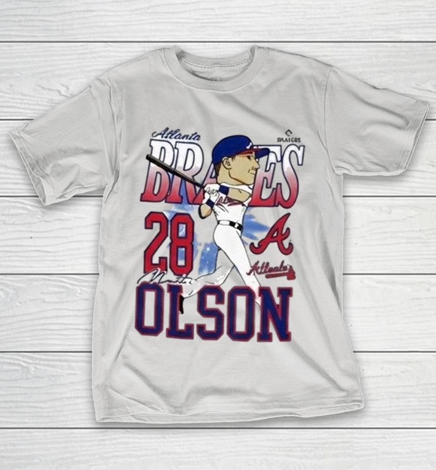 Matt Olsen Atlanta Braves Caricature Shirts 1 Matt Olsen Atlanta Braves Caricature Shirts