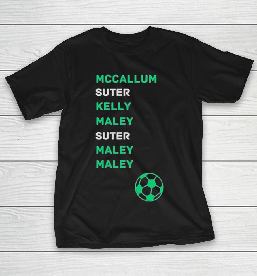 Mccallum Suter Kelly Maley Celtic Football Club Scottish Premiership Shirts 1 Mccallum Suter Kelly Maley Celtic Football Club Scottish Premiership Shirts