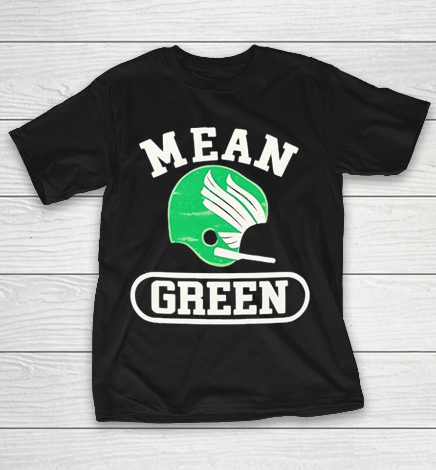 Mean Green North Texas football helmet vintage arch bold logo Shirts