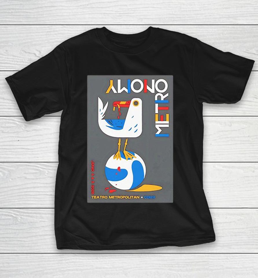 Metronomy Teatro Metropolitan Cdmx Junio 4 And 5 2026 Bird Poster Design Shirts 1 Metronomy Teatro Metropolitan Cdmx Junio 4 And 5 2026 Bird Poster Design Shirts