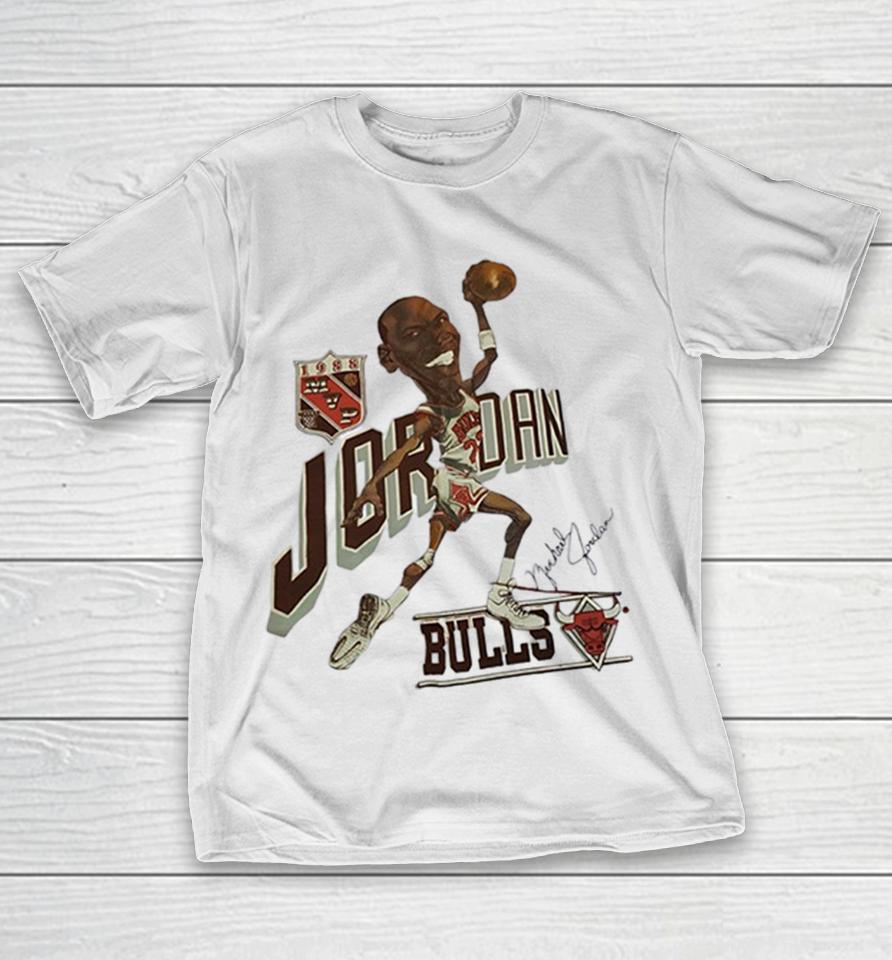 Michael Jordan Chicago Bulls 1988 Mvp Caricature Shirts 1 Michael Jordan Chicago Bulls 1988 Mvp Caricature Shirts