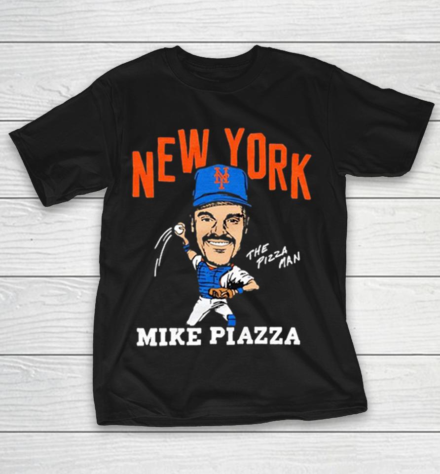 Mike Piazza New York Mets The Pizza Man Caricature Shirts 1 Mike Piazza New York Mets The Pizza Man Caricature Shirts