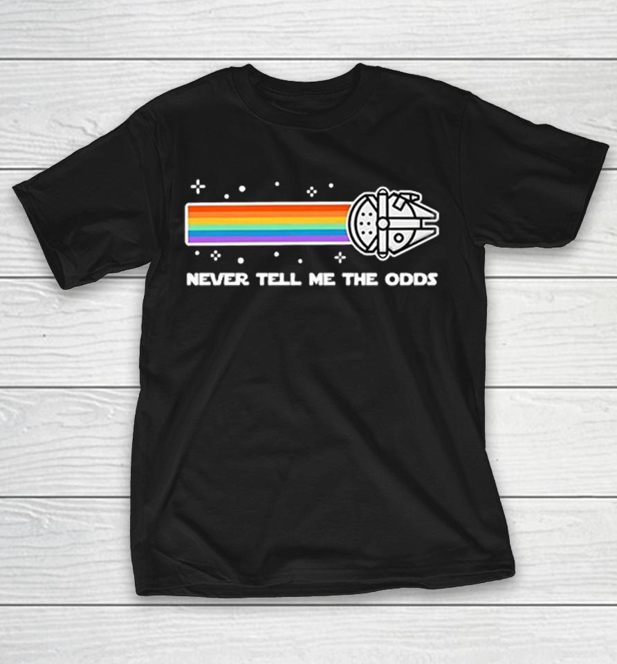 Millennium Falcon Rainbow Pride Never Tell Me The Odds Star Wars Shirts 1 Millennium Falcon Rainbow Pride Never Tell Me The Odds Star Wars Shirts