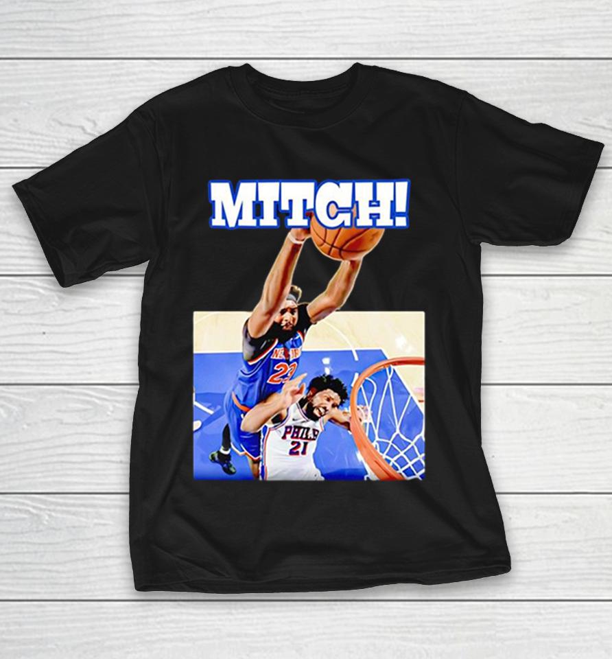 Mitchell Robinson New York Knicks Mitch Basketball Dunk Shirts 1 Mitchell Robinson New York Knicks Mitch Basketball Dunk Shirts