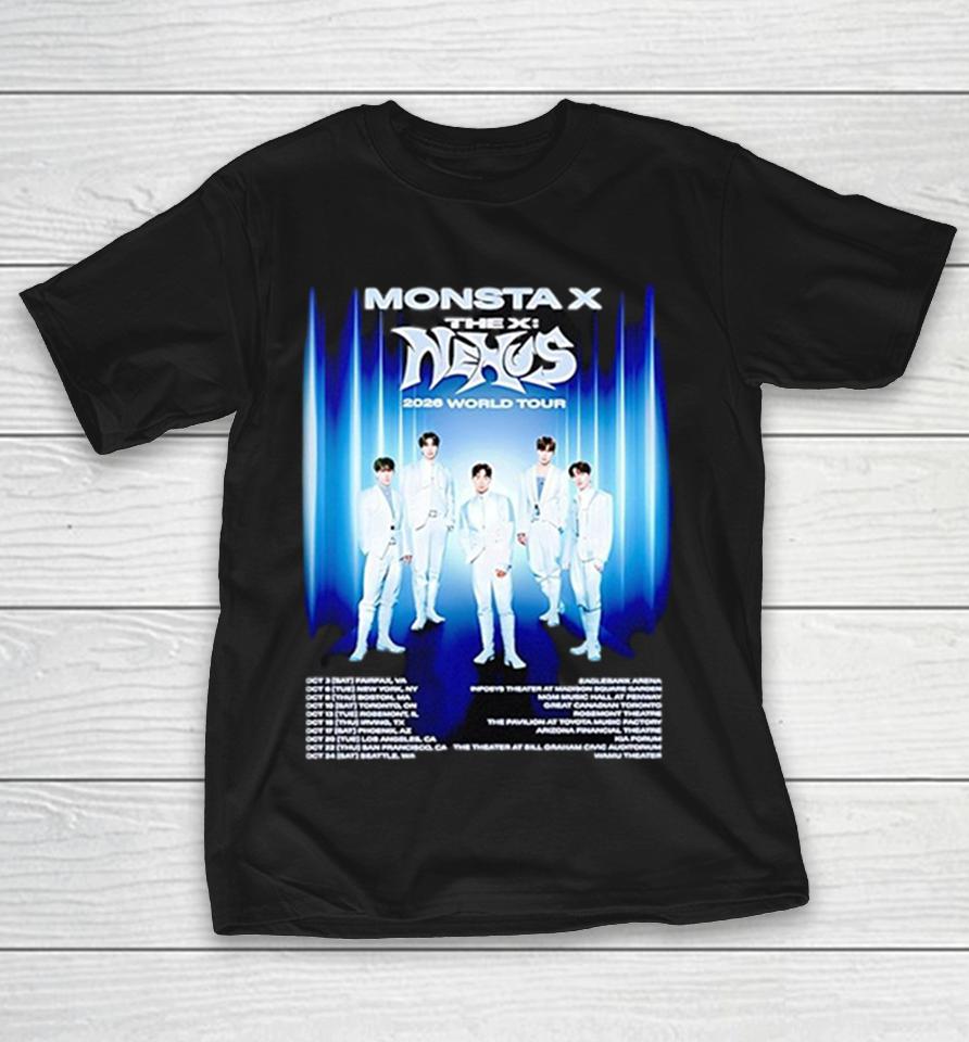 Monsta X The X Nexus Futuristic Title 2026 World Tour Shirts 1 Monsta X The X Nexus Futuristic Title 2026 World Tour Shirts