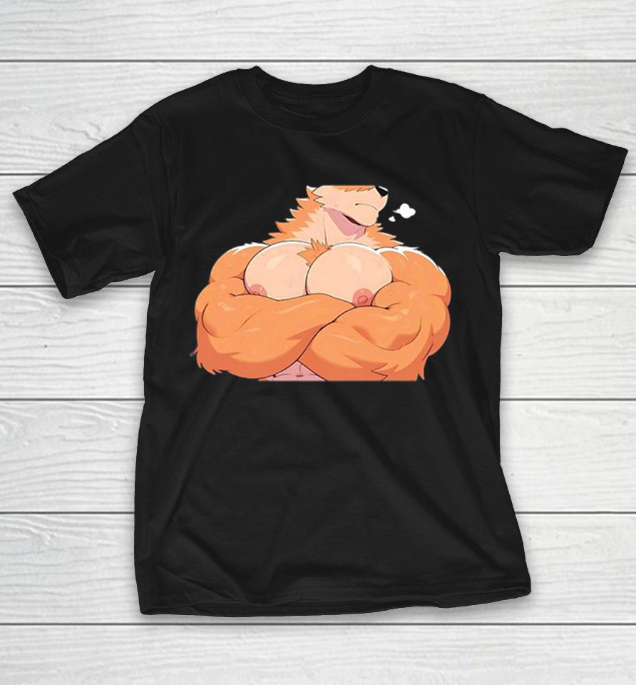 Muscular Furry Animal Character With Pecs Athletic Body Art Shirts 1 Muscular Furry Animal Character With Pecs Athletic Body Art Shirts