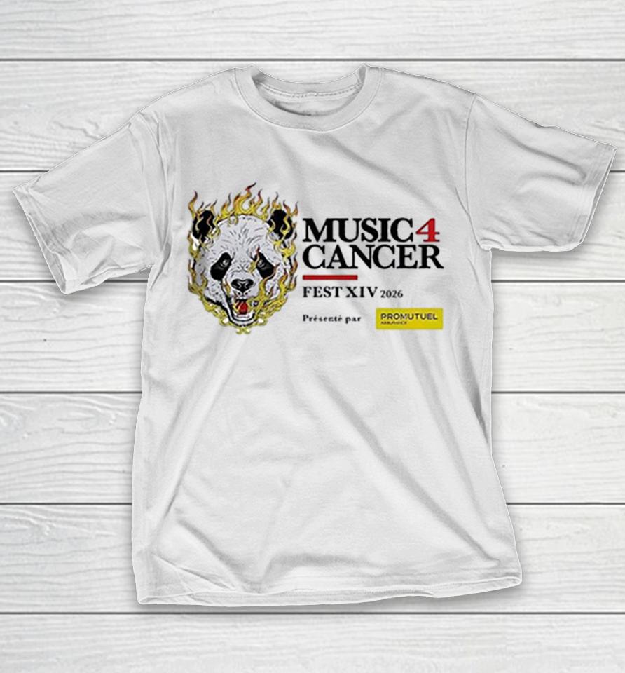 Music 4 Cancer Fest Xiv 2026 Flaming Panda Artistic Event Promotional White Shirts 1 Music 4 Cancer Fest Xiv 2026 Flaming Panda Artistic Event Promotional White Shirts