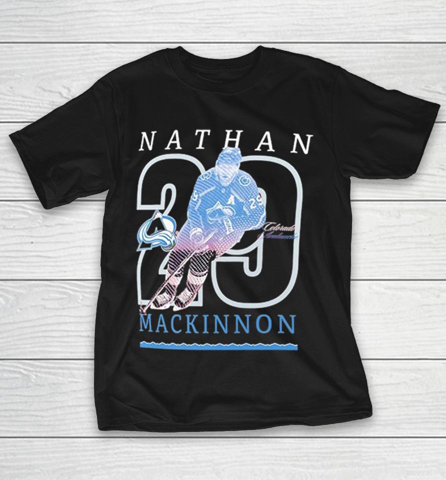 Nathan Mackinnon Colorado Avalanche Number 29 Signature Shirts 1 Nathan Mackinnon Colorado Avalanche Number 29 Signature Shirts