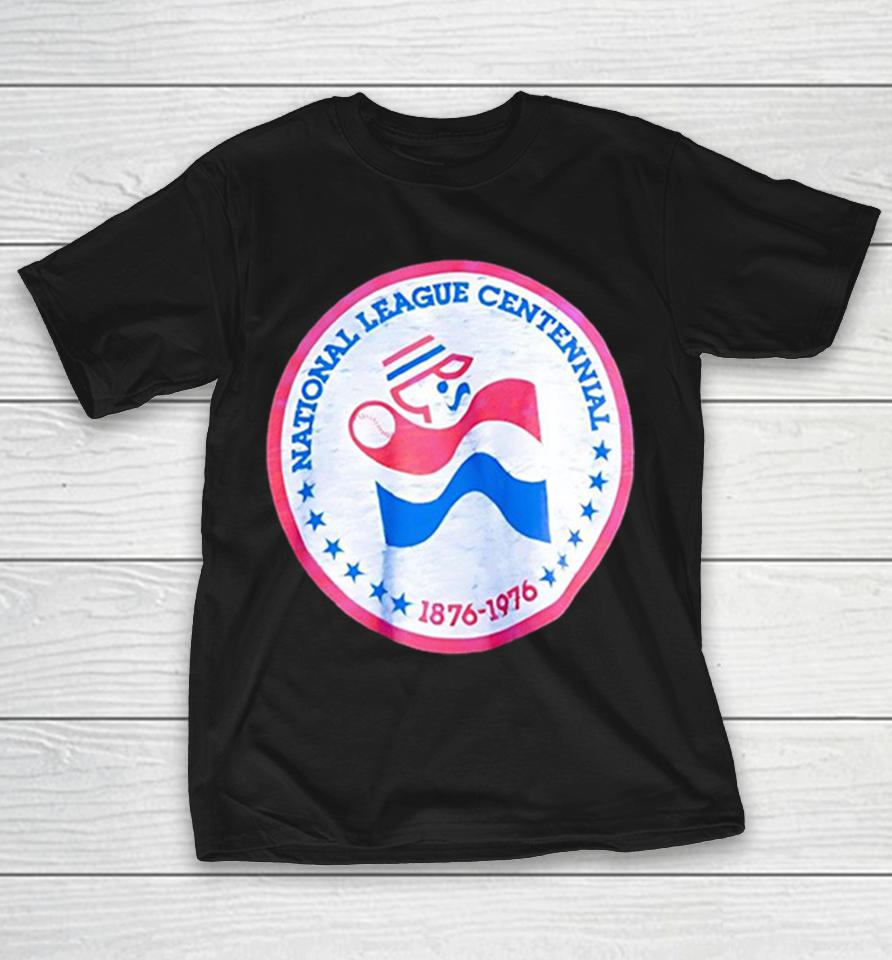 National League Centennial 1876 1976 Major League Baseball Shirts 1 National League Centennial 1876 1976 Major League Baseball Shirts