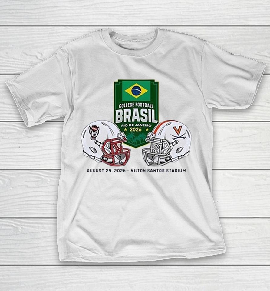 Nc State Wolfpack Virginia Cavaliers College Football Brasil Rio De Janeiro 2026 Shirts 1 Nc State Wolfpack Virginia Cavaliers College Football Brasil Rio De Janeiro 2026 Shirts