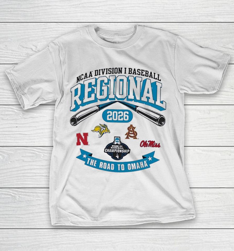 Ncaa Di Baseball Regional 2026 Road To Omaha Nebraska Creighton Arizona State Shirts 1 Ncaa Di Baseball Regional 2026 Road To Omaha Nebraska Creighton Arizona State Shirts