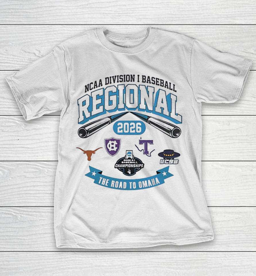 Ncaa Division I Baseball Regional 2026 Championships Ucsb Tcu Road To Omaha Shirts 1 Ncaa Division I Baseball Regional 2026 Championships Ucsb Tcu Road To Omaha Shirts
