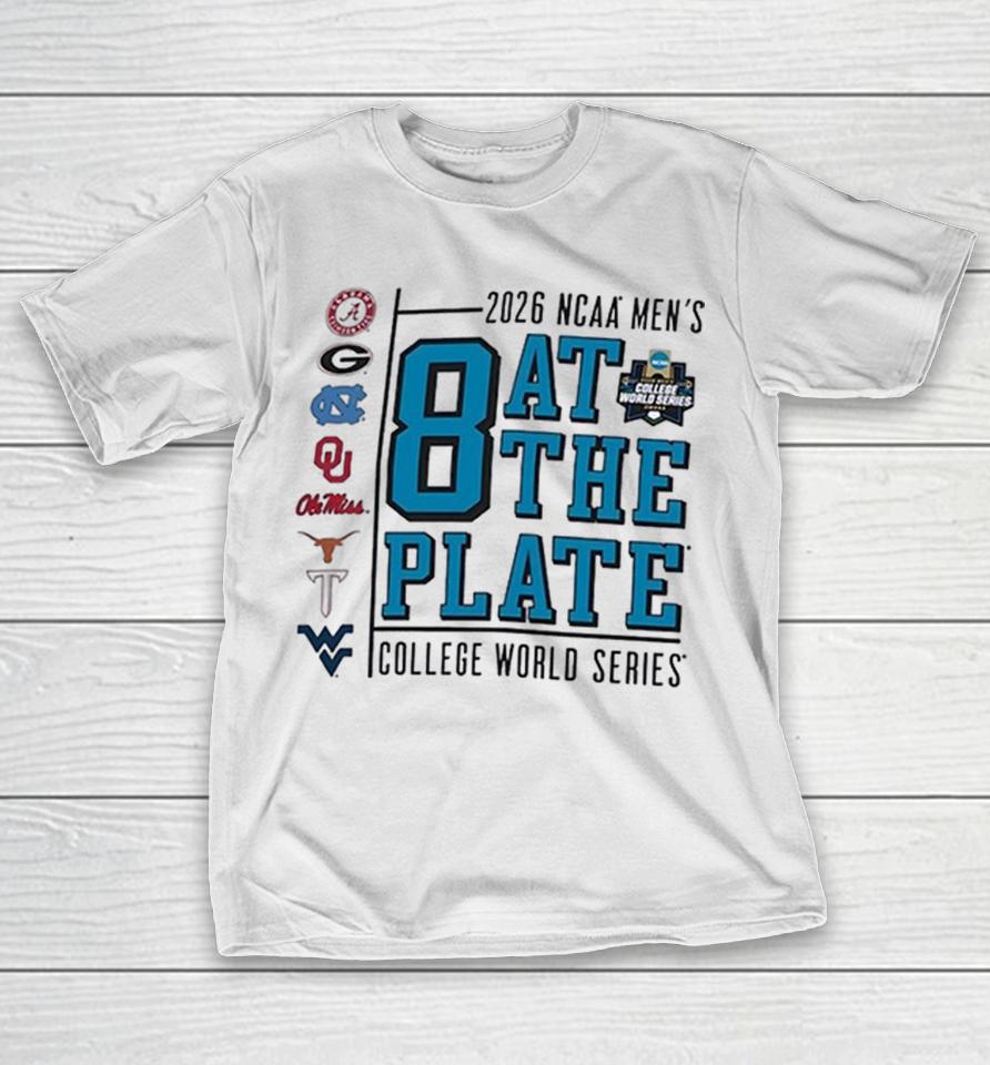 Ncaa Men’s College World Series 2026 8 At The Plate Shirts 1 Ncaa Men’s College World Series 2026 8 At The Plate Shirts