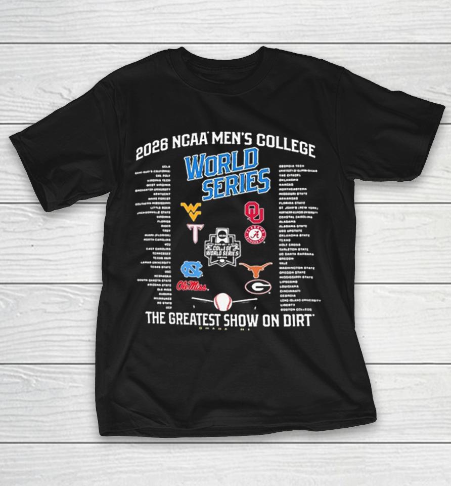Ncaa Men’s College World Series The Greatest Show On Dirt Omaha Ne Shirts 1 Ncaa Men’s College World Series The Greatest Show On Dirt Omaha Ne Shirts