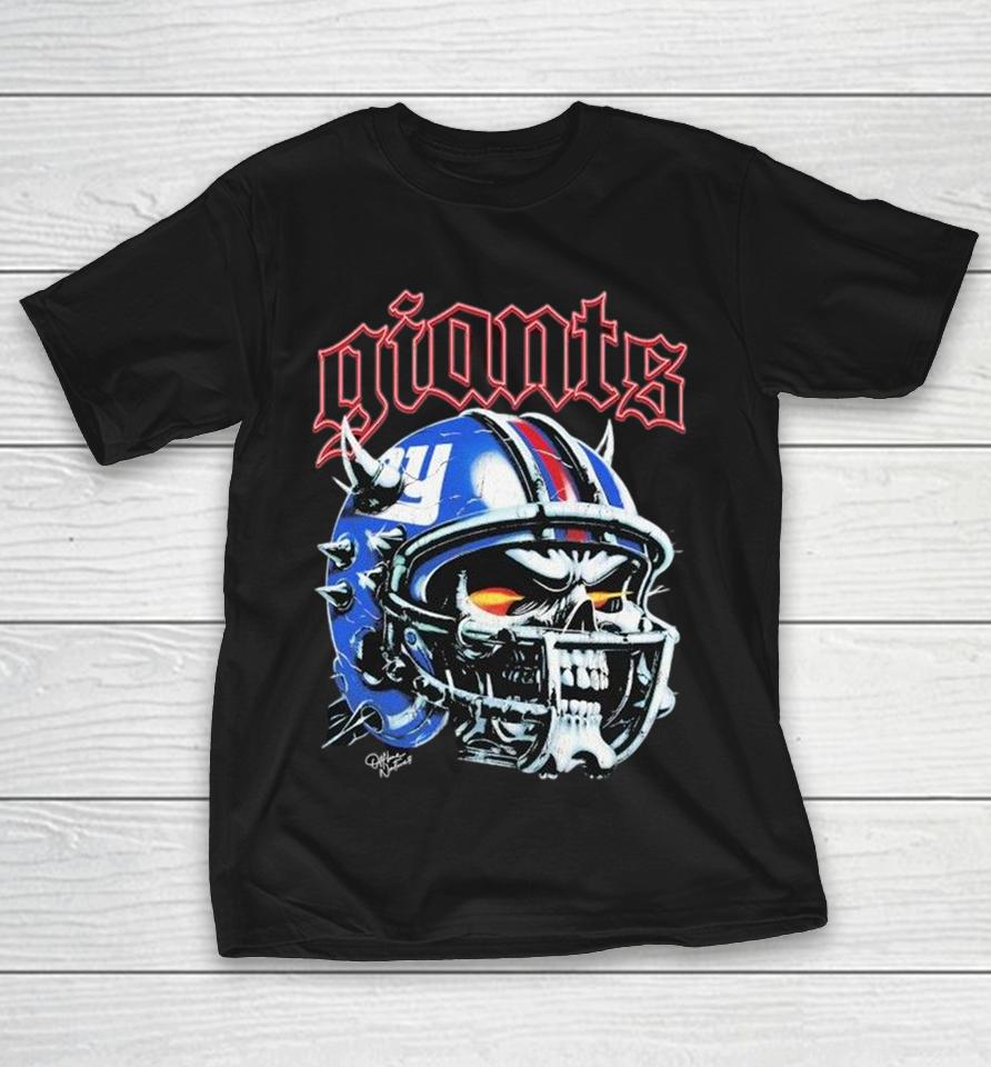 New York Giants Skull Helmet Shirts 1 New York Giants Skull Helmet Shirts