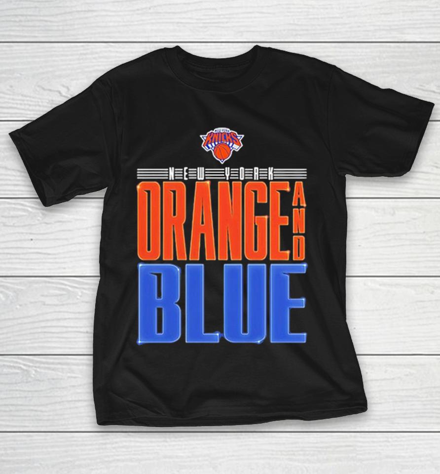 New York Knicks Orange And Blue Glowing Shirts 1 New York Knicks Orange And Blue Glowing Shirts