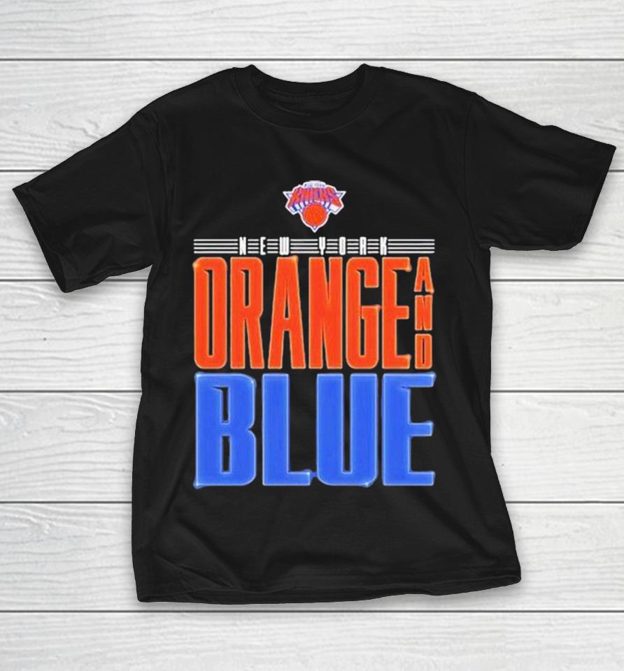 New York Knicks Orange And Blue Shirts 1 New York Knicks Orange And Blue Shirts