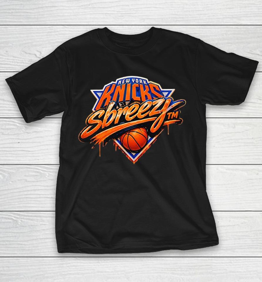 New York Knicks Sbreezy Basketball Shield Shirts 1 New York Knicks Sbreezy Basketball Shield Shirts