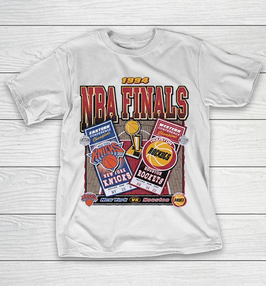 New York Knicks Vs Houston Rockets 1994 Nba Finals Game Tickets Eastern Western Conference Champions Shirts 1 New York Knicks Vs Houston Rockets 1994 Nba Finals Game Tickets Eastern Western Conference Champions Shirts