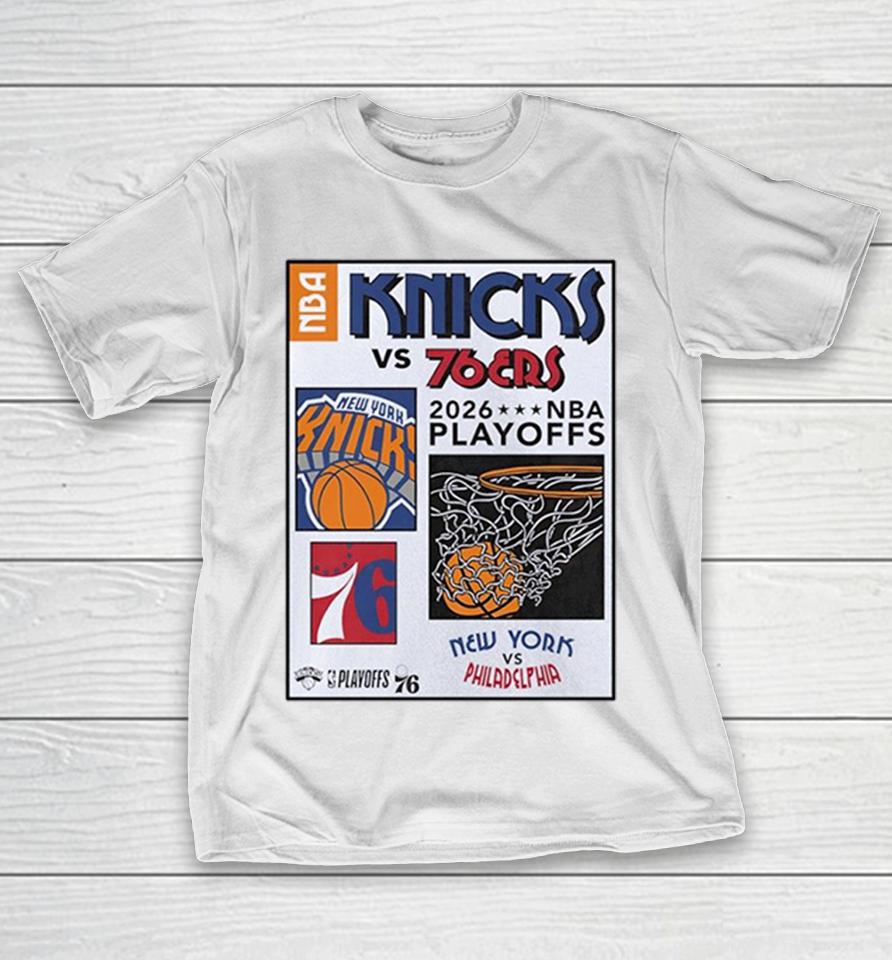 New York Knicks Vs Philadelphia 76Ers 2026 Nba Playoffs Basketball Net Vs Shirts 1 New York Knicks Vs Philadelphia 76Ers 2026 Nba Playoffs Basketball Net Vs Shirts