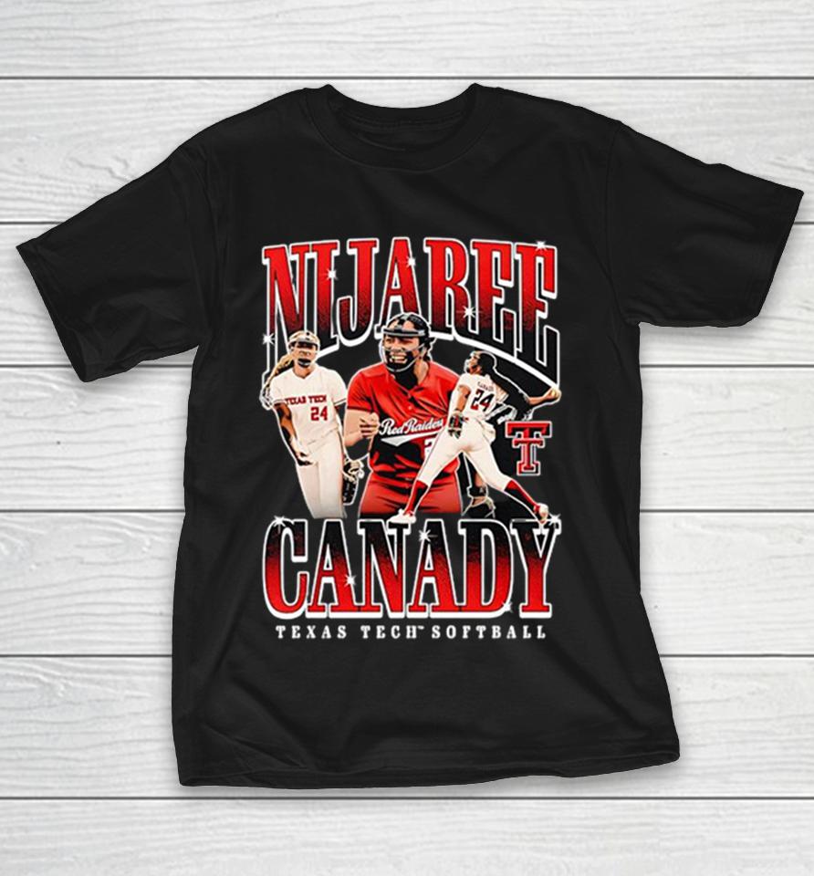 Nijaree Canady Texas Tech Softball Red Raiders Softball Shirts 1 Nijaree Canady Texas Tech Softball Red Raiders Softball Shirts