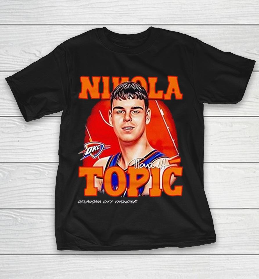 Nikola Topic Oklahoma City Thunder Nba Okc Portrai Shirts 1 Nikola Topic Oklahoma City Thunder Nba Okc Portrai Shirts