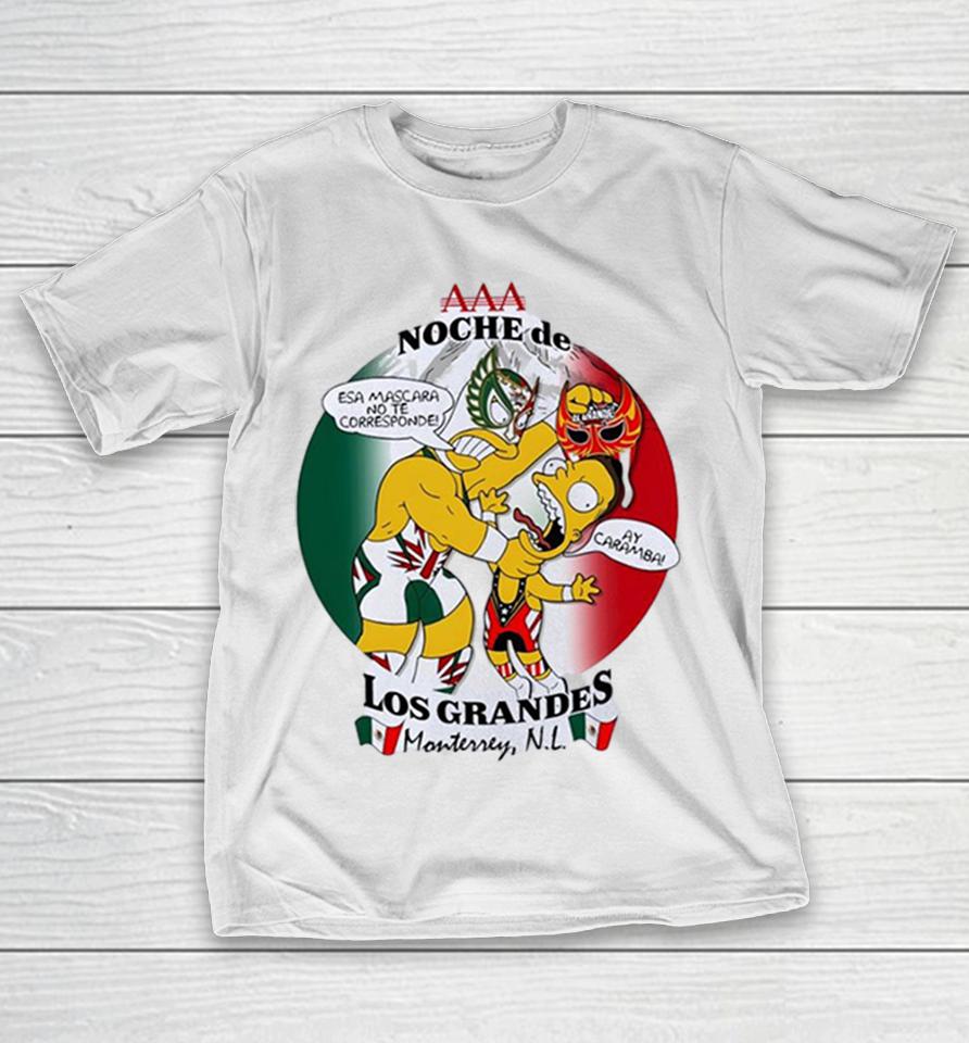 Noche De Los Grandes Stashpages Simpsons Wrestling Shirts 1 Noche De Los Grandes Stashpages Simpsons Wrestling Shirts