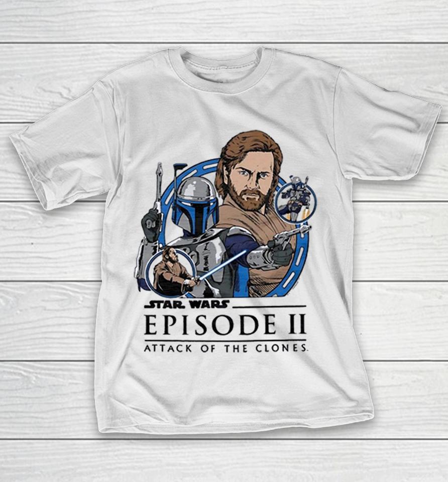 Obi-Wan Kenobi And Jango Fett Star Wars Episode Ii Attack Of The Clones Shirts 1 Obi-Wan Kenobi And Jango Fett Star Wars Episode Ii Attack Of The Clones Shirts