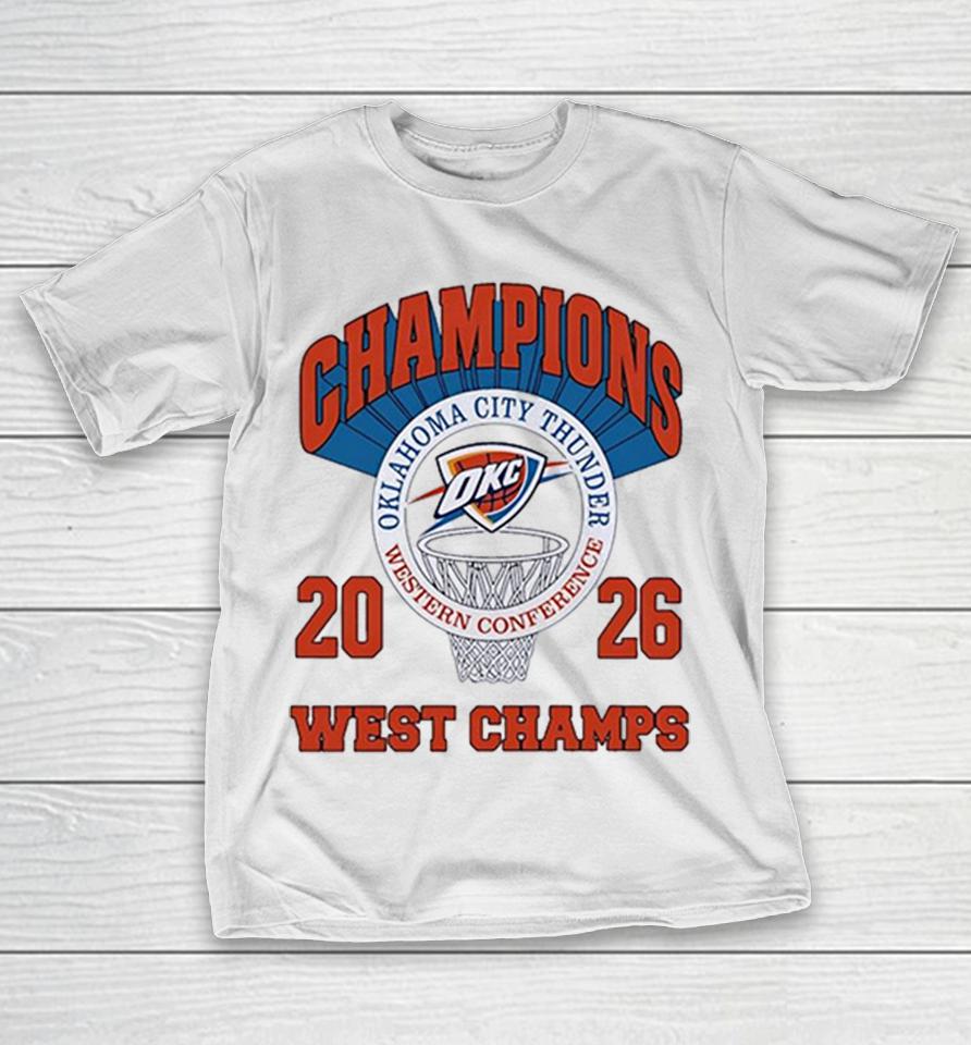 Oklahoma City Thunder Western Conference 2026 Champions West Champs Shirts 1 Oklahoma City Thunder Western Conference 2026 Champions West Champs Shirts