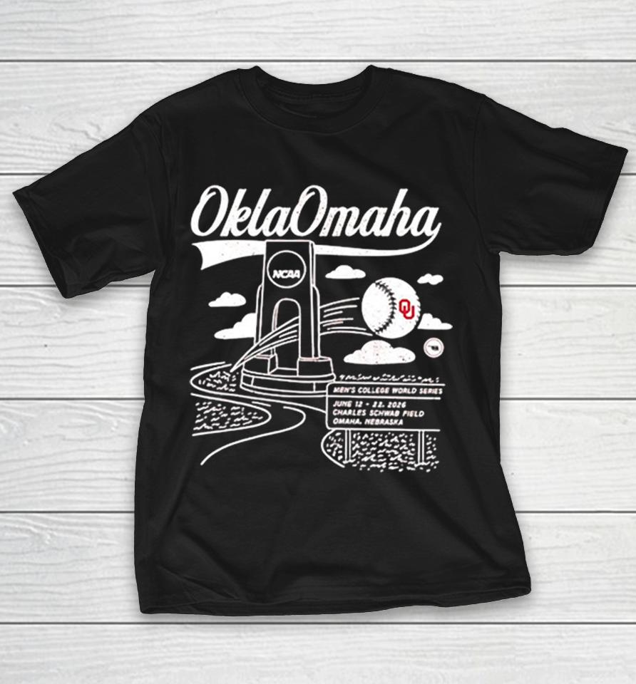Oklaomaha 2026 Mens College World Series Oklahoma Sooners Baseball Shirts 1 Oklaomaha 2026 Mens College World Series Oklahoma Sooners Baseball Shirts